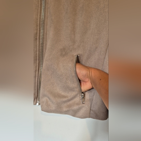 Maurices Beige Bomber Jacket - Picture 4 of 8